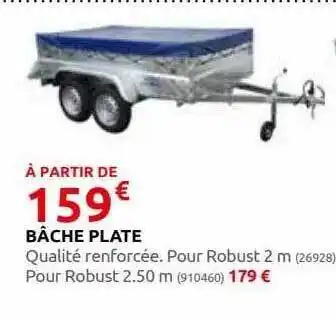 Rural Master Bâche plate offre