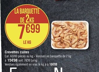 Géant Casino Crevettes Cuites offre
