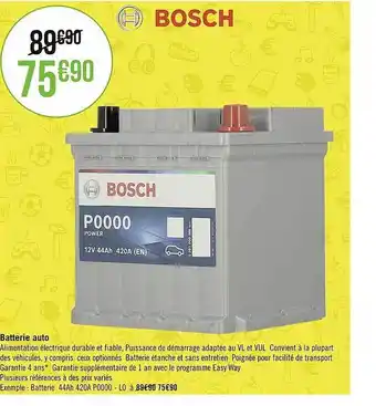 Bosch batterie auto
