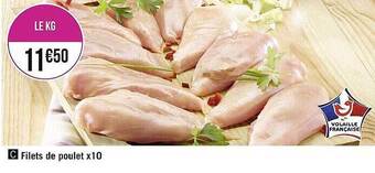 Géant Casino Filets de poulet offre