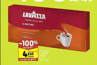 Leader Price Café moulu il mattino lavazza offre