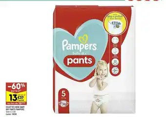 Leader Price Culottes bébé baby dry pants pampers offre