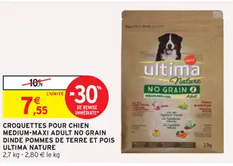 Intermarché Croquettes Pour Chien Medium-Maxi Adult no Grain offre