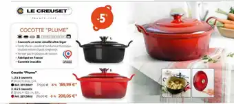 Cocotte plume le creuset