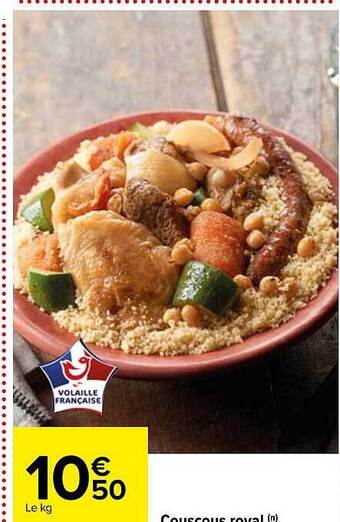 Carrefour Couscous royal offre
