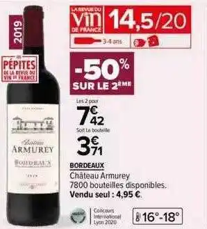 Carrefour Bordeaux château armurey offre