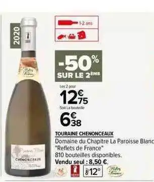 Carrefour Toraine chenonceaux domaine du chapitre la paroisse blanc offre