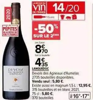 Carrefour Languedoc devois des agneaux d'aumelas offre