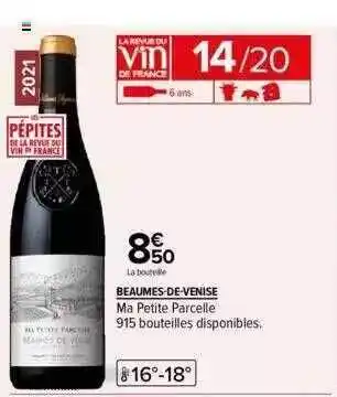 Carrefour Beaumes-de-venise ma petite parcelle offre
