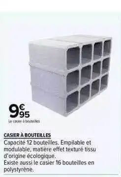 Carrefour Casier à bouteilles offre