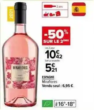 Carrefour Espagne miraflores offre