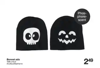 Zeeman Bonnet ado offre