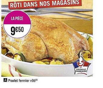 Casino Supermarchés Poulet fermier rôti offre
