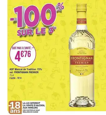 Aop muscat de tradition frontignan premier