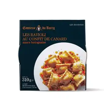 Ravioli au confit de canard et à la sauce bolognaise