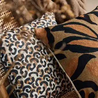 Madura Housse de coussin leo fauve offre
