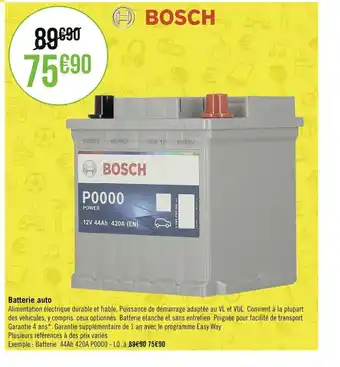 Géant Casino Batterie Auto offre