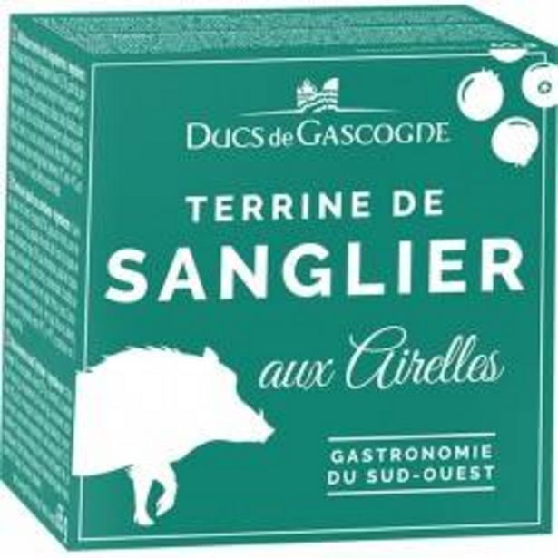 Promo Terrine de sanglier aux airelles chez Ducs de Gascogne
