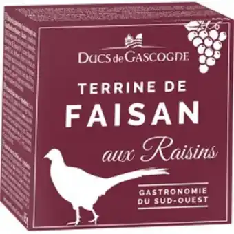 Terrine de faisan aux raisins
