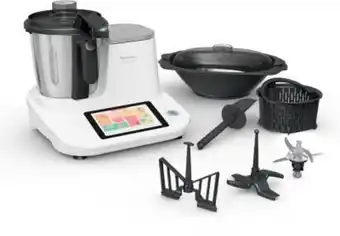 Robot cuiseur moulinex hf506110 click&cook blanc