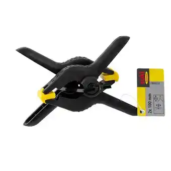 Gifi Mini serre joint suki 100 mm noir et jaune x2 offre
