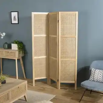 Macabane - paravent en cannage alicia - promo la chambre design