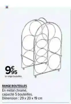 Carrefour Range bouteilles offre