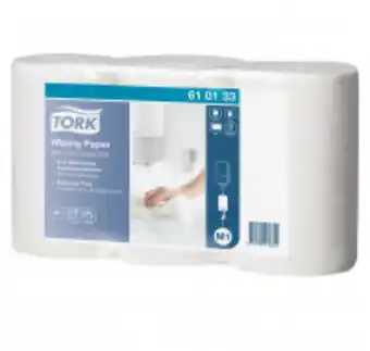 Lot de 3 mini rouleaux d'essuyage - tork - devidage central - 3 x 771 feuilles - blanc