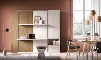 Armoire lit design lucy bureau