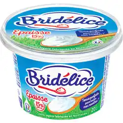 Creme fraiche epaisse legere 15% mg bridelice