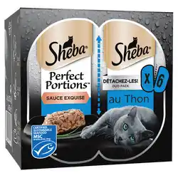 Hyper U Repas pour chat perfect portions sheba offre