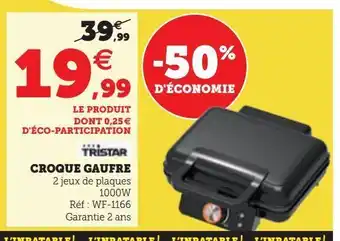 Hyper U Croque gaufre offre