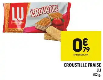 Supeco Lu croustille fraise offre