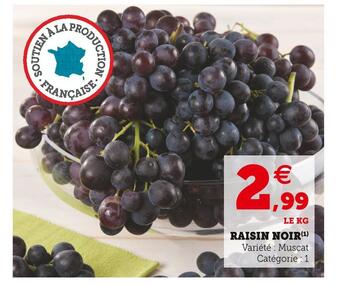 Super U Raisin noir offre