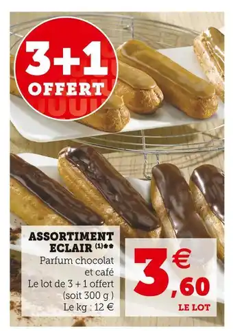 Super U Assortiment eclair offre