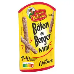 Super U Batons de berger nature justin bridou offre