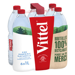 Super U Eau minerale naturelle vittel offre