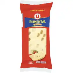 Super U Emmental francais pasteurise u offre