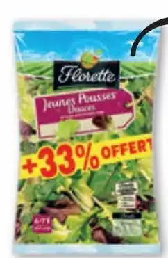 Super U Jeunes pousses douces florette offre