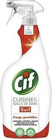 Casino Supermarchés Nettoyant Spray Cuisine & Salle de Bain 5 En 1 ECOLABEL offre