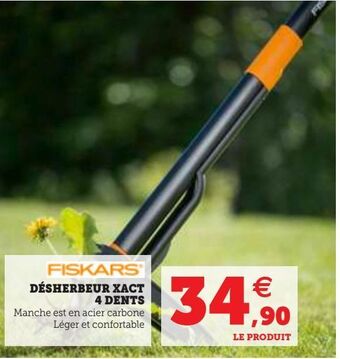 Hyper U Desherbeur xact 4 dents offre