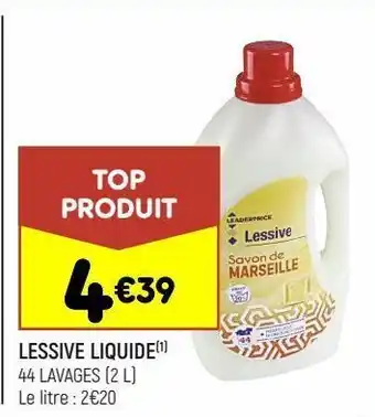 Leader Price Lessive liquide offre