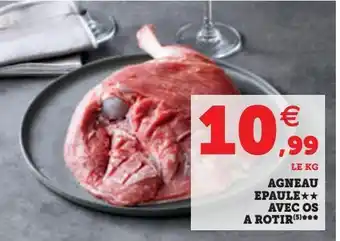 Hyper U Agneau epaule avec os a rotir offre