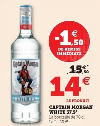 Captain morgan white 37,5°