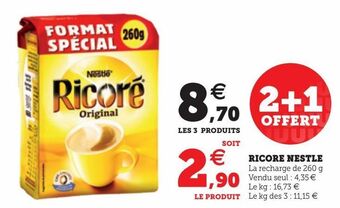 U Express Ricore nestle offre