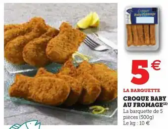 Croque baby au fromage