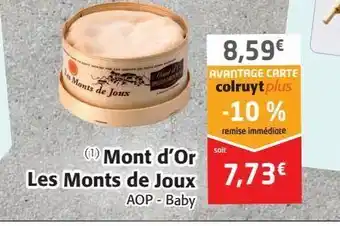 Colruyt Mont d'or les monts de joux offre