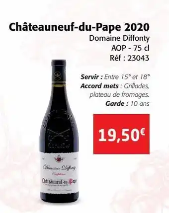 Colruyt Châteauneuf du pape 202 offre