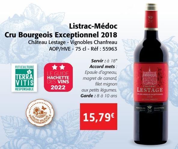 Château Pierre de Montignac - 2018 - Médoc Cru Bourgeois Supérieur