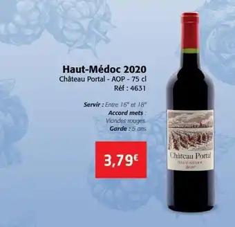 Colruyt Haut médoc 2020 offre